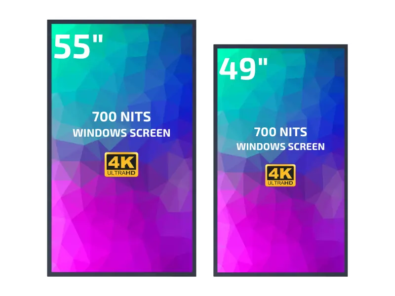 Wall Mount Screen 700 Nits